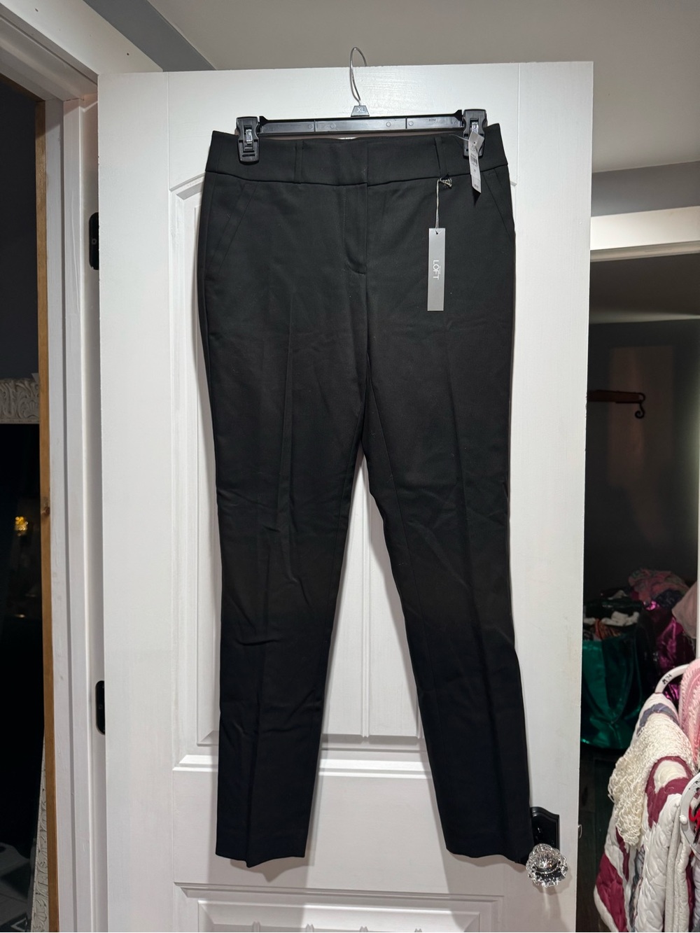 LOFT Black Marisa Skinny Pants